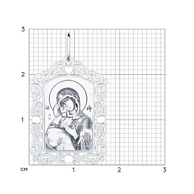 Подвеска SOKOLOV - Серебро 925 (арт. 94100228)