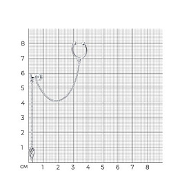 Серьга SOKOLOV - Серебро 925, Фианит (арт. 94170170)