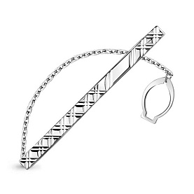 Зажим Аквамарин - Серебро 925 (арт. 70401.5)