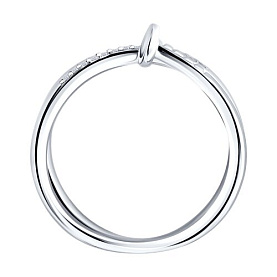 Кольцо SOKOLOV - Серебро 925, Фианит (арт. 94014881-91)