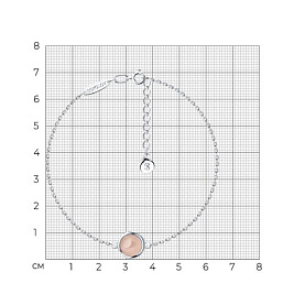 Браслет SOKOLOV - Серебро 925, Кварц (арт. 83050034)