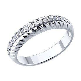 Кольцо Diamant - Серебро 925, Фианит (арт. 94-110-02161-1)