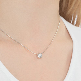 Подвеска SOKOLOV - Серебро 925, Фианит (арт. 94031378)