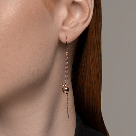 Серьги SOKOLOV - Серебро 925, Эмаль (арт. 93022421)