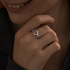 Кольцо SOKOLOV - Серебро 925, Фианит (арт. 94013759)