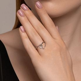 Кольцо SOKOLOV - Серебро 925, Фианит (арт. 94014153)