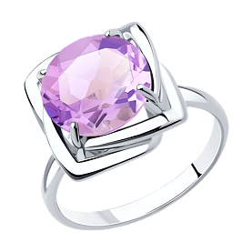 Кольцо Diamant - Серебро 925, Аметист (арт. 94-310-00985-2)