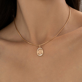 Подвеска Diamant - Золото 585, Фианит (арт. 51-132-02855-4)