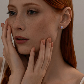 Серьги SOKOLOV - Серебро 925, Танзанит (арт. 92025266)