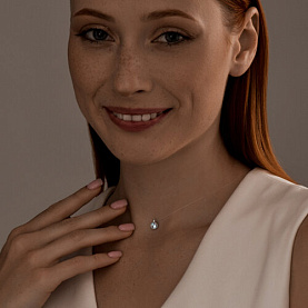 Колье SOKOLOV - Серебро 925, Топаз (арт. 92070057)