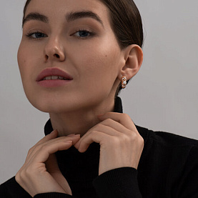 Серьги SOKOLOV - Серебро 925, Фианит (арт. 93020778)