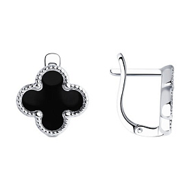 Серьги SOKOLOV - Серебро 925, Эмаль (арт. 94026442)