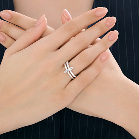 Кольцо SOKOLOV - Серебро 925, Фианит (арт. 94014657)