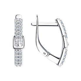 Серьги Diamant - Серебро 925, Фианит (арт. 94-120-00792-1)