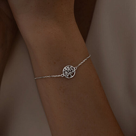 Браслет SOKOLOV - Серебро 925, Фианит (арт. 94050973)