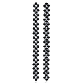 Серьги Platinum Lab. - Платина 950 (арт. ПС-238Ч-01)