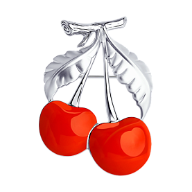 Брошь SOKOLOV - Серебро 925, Эмаль (арт. 94040245)