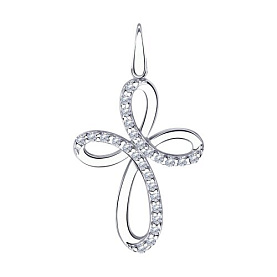 Подвеска Diamant - Серебро 925, Фианит (арт. 94-130-01317-1)