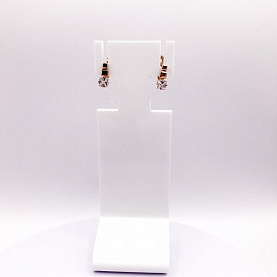 Серьги ЮФ Династия - Золото 585, Фианит (арт. 003692-1100)