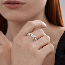 Кольцо SOKOLOV - Серебро 925, Фианит (арт. 94014447)