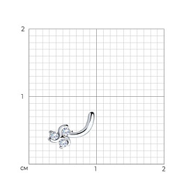 Пирсинг SOKOLOV - Серебро 925, Фианит (арт. 94060028)