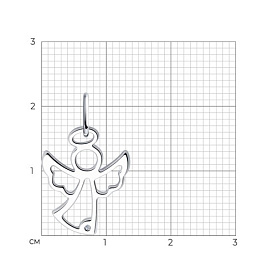 Подвеска SOKOLOV - Серебро 925, Бриллиант, Бриллиант голубой, Бриллиант коньячный (арт. 87030061)