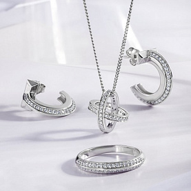 Серьги Talant - Серебро 925, Фианит (арт. 12-72-0001-15392)