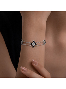 Браслет SOKOLOV - Серебро 925, Фианит, Эмаль (арт. 94051577)