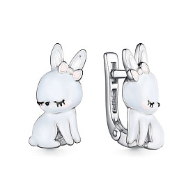 Серьги Мириада - Серебро 925, Эмаль (арт. 901022711)