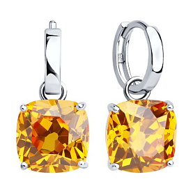 Серьги SOKOLOV - Серебро 925, Фианит (арт. 94026862)