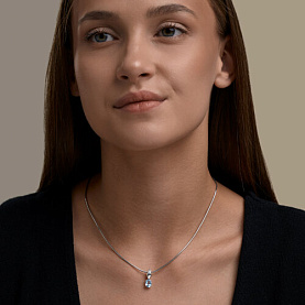 Подвеска SOKOLOV - Серебро 925, Топаз (арт. 92030866)