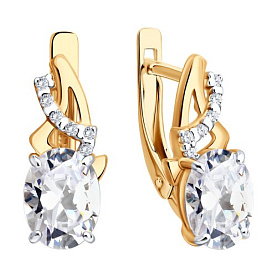 Серьги Diamant - Серебро 925, Фианит (арт. 93-120-00204-1)