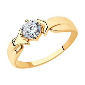 Кольцо SOKOLOV - Серебро 925, Фианит (арт. 93010776)