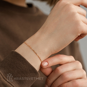 Браслет Красцветмет - Золото 585 (арт. НБ12-028#0.25)