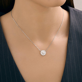 Колье SOKOLOV - Серебро 925, Фианит, Эмаль (арт. 94071249)