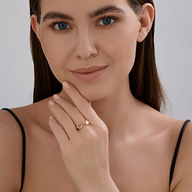 Кольцо Diamant - Золото 585, Фианит (арт. 51-110-02650-1)