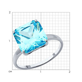 Кольцо SOKOLOV - Серебро 925, Фианит (арт. 94014214)