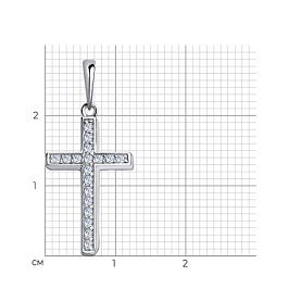 Подвеска Diamant - Золото 585, Фианит (арт. 52-130-00375-1)