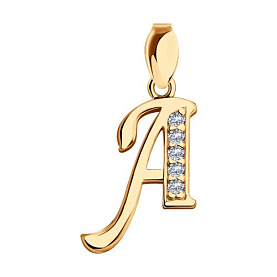 Подвеска SOKOLOV - Серебро 925, Фианит (арт. 93030516)