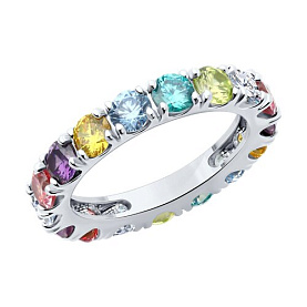 Кольцо SOKOLOV - Серебро 925, Фианит (арт. 94013881)