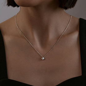 Колье SOKOLOV - Серебро 925, Фианит (арт. 94070056)