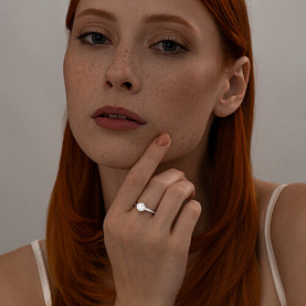 Кольцо SOKOLOV - Серебро 925, Фианит (арт. 94013761)