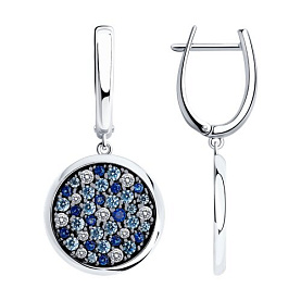 Серьги SOKOLOV - Серебро 925, Фианит (арт. 94026420)