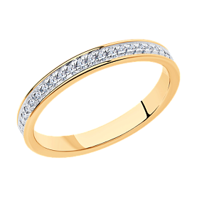 Кольцо SOKOLOV - Серебро 925, Фианит (арт. 93010750)