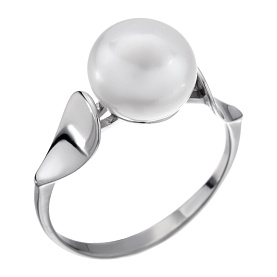 Кольцо Мастер Клио - Серебро 925, Жемчуг культивированный (арт. 24К0565С)