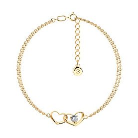 Браслет SOKOLOV - Серебро 925, Фианит (арт. 93050043)