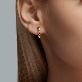 Серьги Diamant - Золото 585, Фианит (арт. 51-120-02212-1)