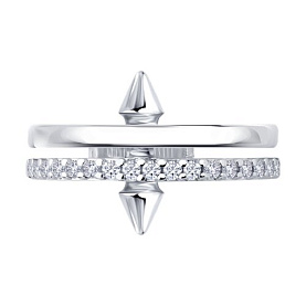 Кольцо SOKOLOV - Серебро 925, Фианит (арт. 94014657)