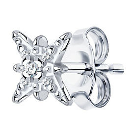 Серьга SOKOLOV - Серебро 925, Фианит (арт. 94170382)