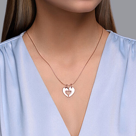 Подвеска Diamant - Серебро 925, Фианит (арт. 93-130-01585-1)